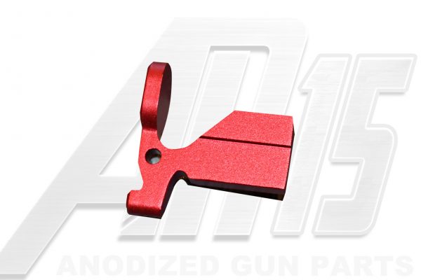 Red Anodized AR15 Bolt Catch - AR15 Anodized Gun Parts